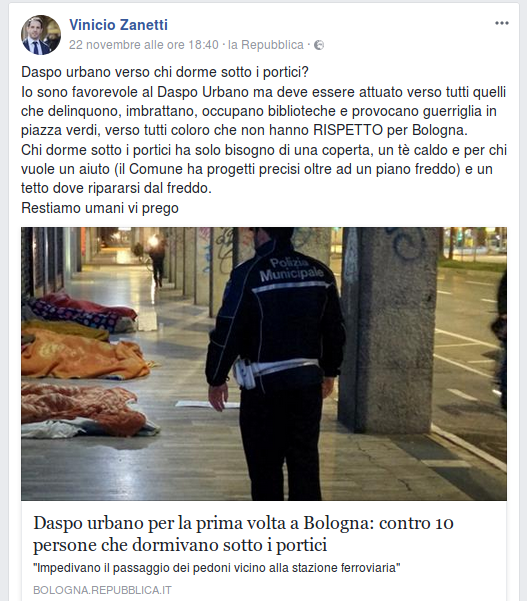 Vinicio Zanetti post